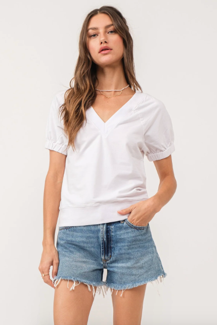 The White Rocky Sweatshirt Top
