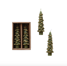 Load image into Gallery viewer, 4&quot; Tree Shaped Taper Candles
