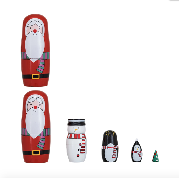 Holiday Nesting Doll