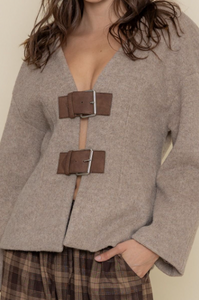 The Amy Mohair Buckle Jacket