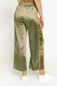 Sunday Brunch Satin Contrast Pants