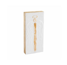 Load image into Gallery viewer, Wood Block Angel
