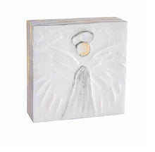 Load image into Gallery viewer, Wood Block Angel

