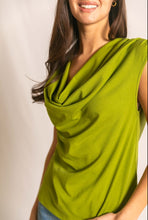 Load image into Gallery viewer, Apple Cowel Neck Sleeveless Top
