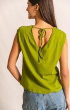 Load image into Gallery viewer, Apple Cowel Neck Sleeveless Top
