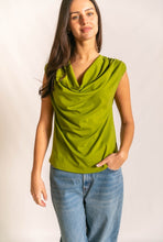 Load image into Gallery viewer, Apple Cowel Neck Sleeveless Top
