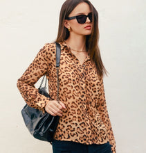Load image into Gallery viewer, Hear Me Roar Button Up Blouse
