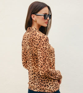 Hear Me Roar Button Up Blouse