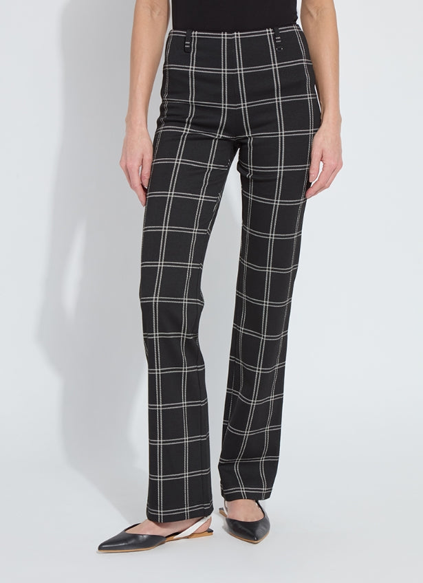 Windowpane Baby Bootcut Pant