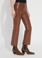 Load image into Gallery viewer, Elysee Vegan Leather Ankle Pant
