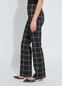 Windowpane Baby Bootcut Pant