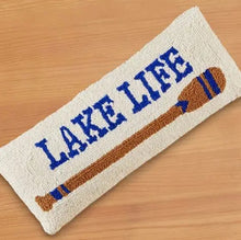 Load image into Gallery viewer, Summer Lake Hook Throw Pillow
