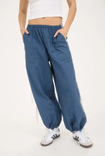 Load image into Gallery viewer, Sporty Gal Blue Track Pants
