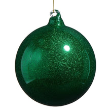 Load image into Gallery viewer, Glass Blown Glitter Ball Ornament
