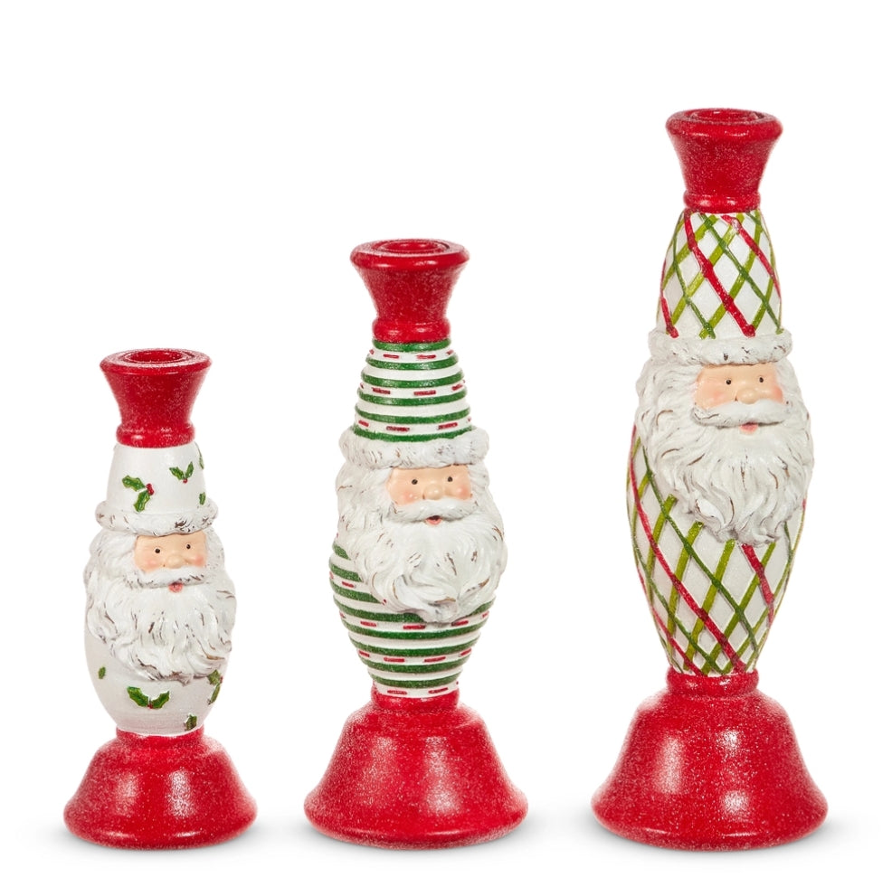 Santa Candle Sticks