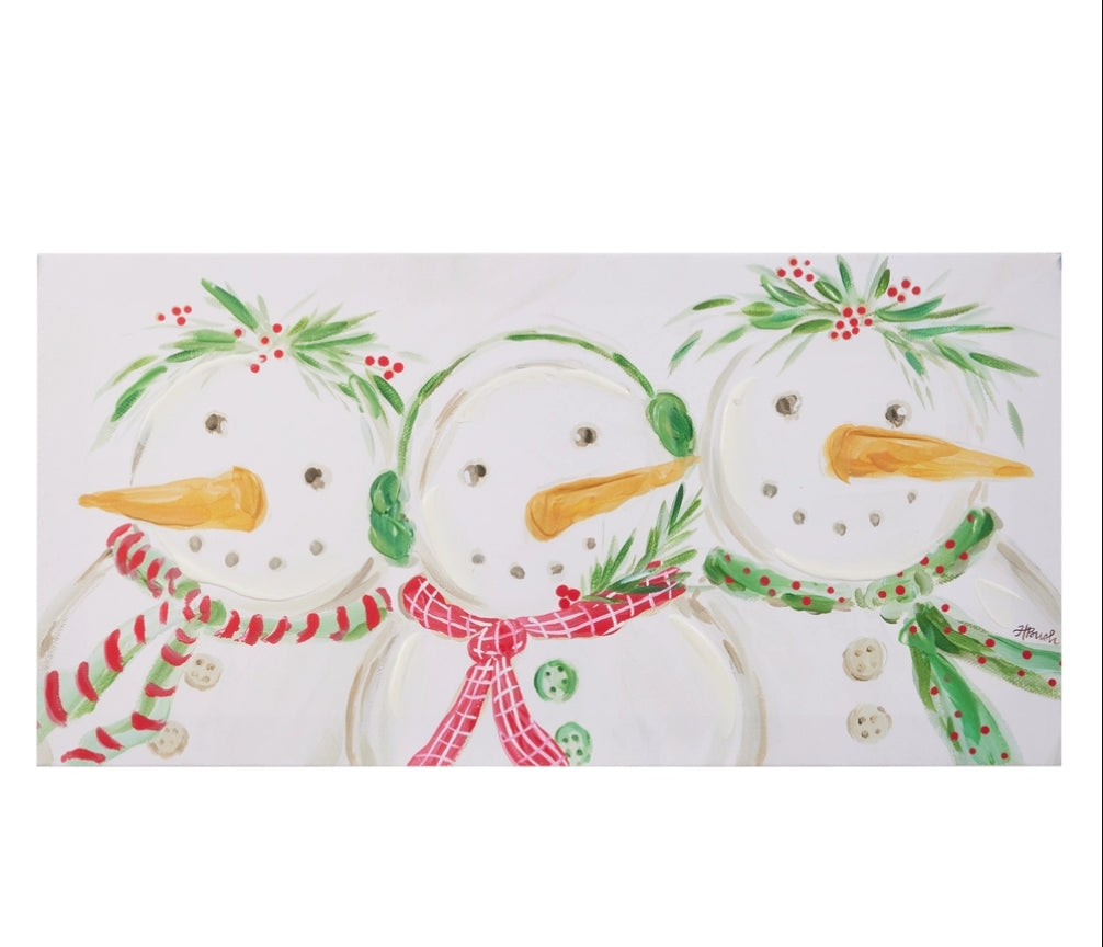 Snowman Tri Wall Art