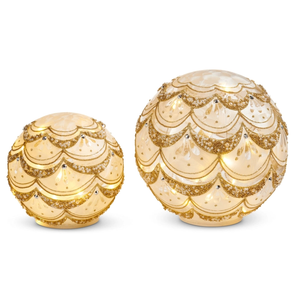 Gold Lighted Pearl Orb