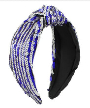 Load image into Gallery viewer, Game Day Royal Blue Headband

