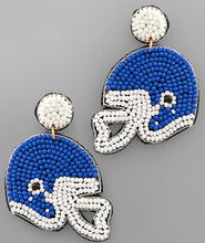 Load image into Gallery viewer, Game Day Honolulu Blue Earring
