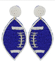 Load image into Gallery viewer, Game Day Honolulu Blue Earring
