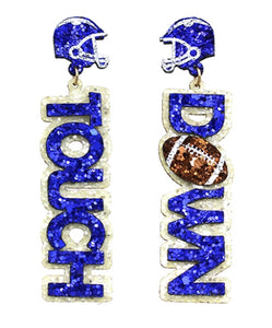 Game Day Honolulu Blue Earring