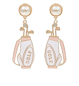 Golfer Earring