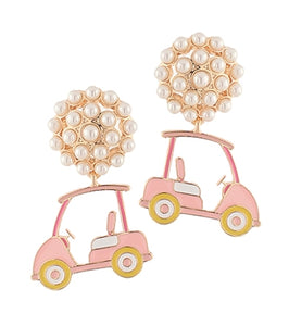Golf Cart Earrings