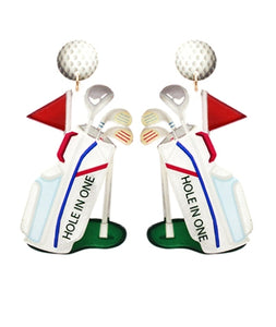 Golfer Earring