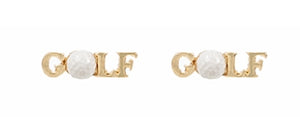 Golf Stud Earrings