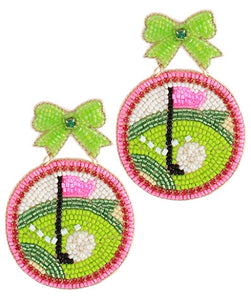 Golfer Earring