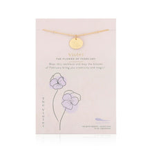 Load image into Gallery viewer, Birth Flower Necklaces
