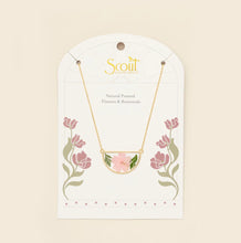 Load image into Gallery viewer, Pressed Flower Necklace
