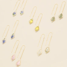 Load image into Gallery viewer, Pressed Flower Thread Earring
