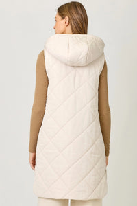 Comfort & Joy Ivory Quilted Vest