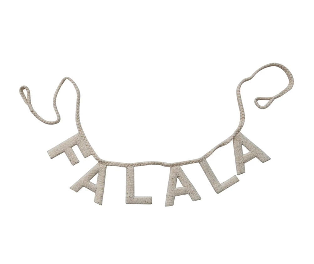 FA LA LA Garland Banner