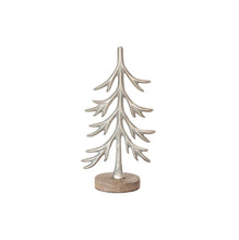 Load image into Gallery viewer, Aluminum Tree w/ Mango Wood Base
