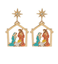 Load image into Gallery viewer, Nativity Scene Earring
