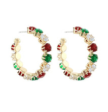 Load image into Gallery viewer, Red &amp; Green Bejeweled
