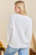 Load image into Gallery viewer, Hello Pumpkin White Sweater
