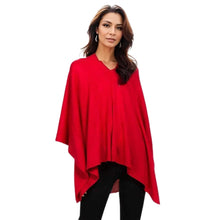 Load image into Gallery viewer, The Cathy Cashmere Feel Poncho
