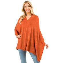 Load image into Gallery viewer, The Cathy Cashmere Feel Poncho

