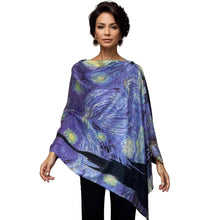 Load image into Gallery viewer, Suede Art Design Button Reversible Shawl
