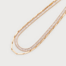 Load image into Gallery viewer, Gold Glittering Layered Necklace
