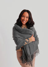 Load image into Gallery viewer, Say No More Fur Shawl
