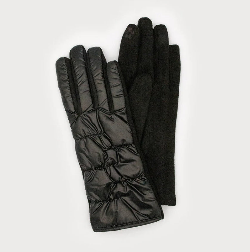 Quilted Shiny Gloves