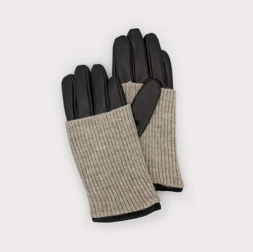 Wrist Warmer Leather Gloves