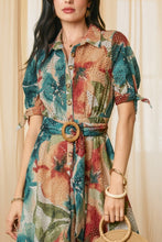 Load image into Gallery viewer, Sunset Whispers Eyelet Buckle Dress
