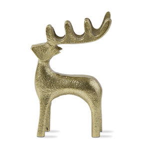 Gold Reindeer Figurine