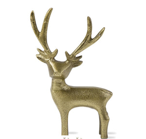Gold Reindeer Figurine