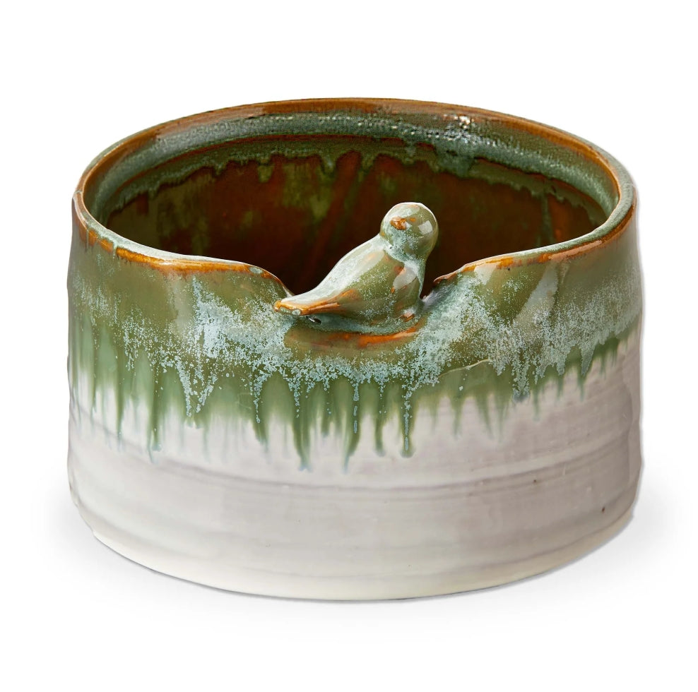 Sitting Bird Planter Dish